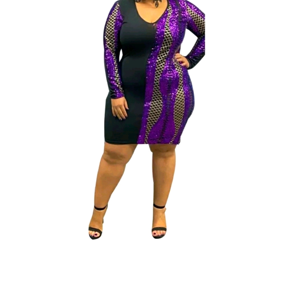Beautiful sequin stretchable dress